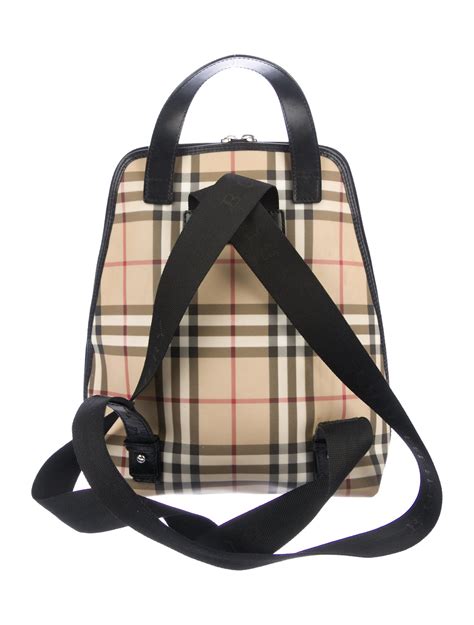 Burberry nova check backpack